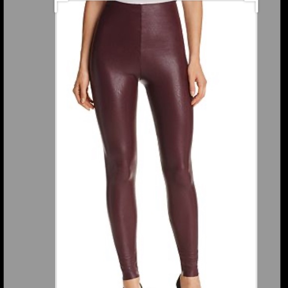 Commando Pants - Commando Control faux leather leggings burgundy